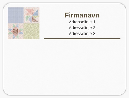 Forhåndsvisning af design for Designgalleri: Uddannelse Postlabels, 10 x 7,5 cm