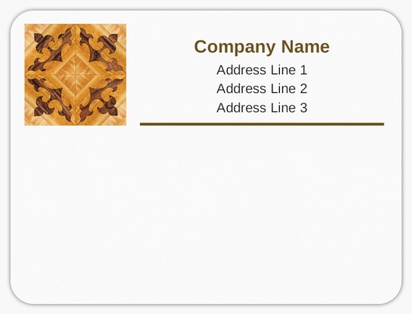 Design Preview for Design Gallery: Carpentry & Woodworking Mailing Labels, 10 x 7.5 cm