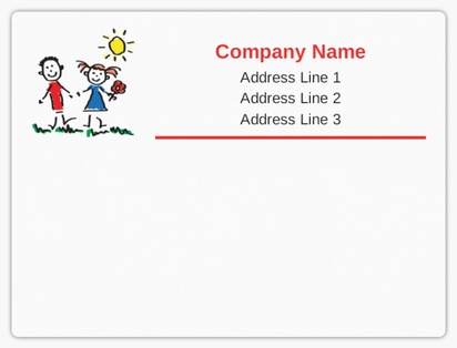 Design Preview for Education & Child Care Mailing Labels Templates