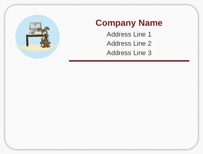 Design Preview for Design Gallery: Computer Support Mailing Labels, 10 x 7.5 cm
