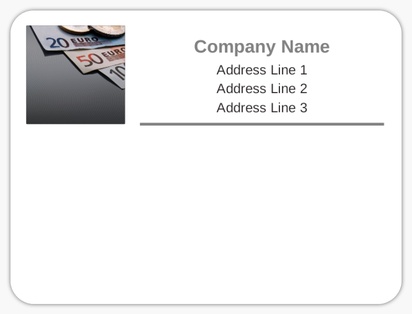Design Preview for Design Gallery: Finance & Insurance Mailing Labels, 10.2 x 7.6 cm