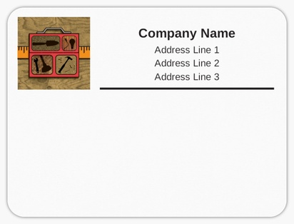 Design Preview for Design Gallery: Handyman Mailing Labels, 10 x 7.5 cm