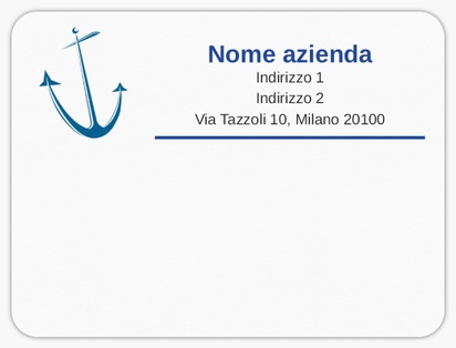 Anteprima design per Galleria di design: etichette postali per classico, 10 x 7,5 cm