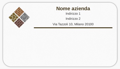 Anteprima design per Galleria di design: etichette postali per classico, 8,7 x 4,9 cm