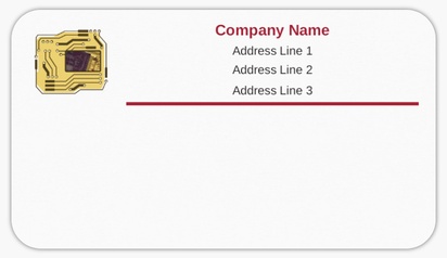 Design Preview for Design Gallery: Technology Mailing Labels, 8.7 x 4.9 cm