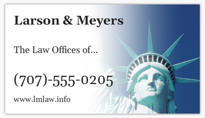 Design Preview for Design Gallery: Law, Public Safety & Politics Magnetic Business Cards