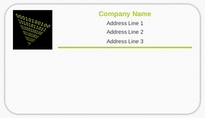 Design Preview for Design Gallery: Computer Support Mailing Labels, 8.7 x 4.9 cm