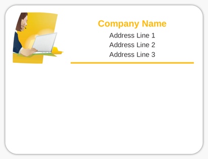 Design Preview for Design Gallery: Information & Technology Mailing Labels, 10.2 x 7.6 cm