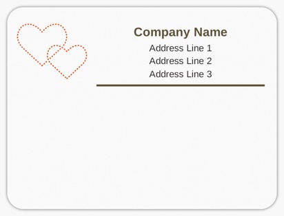 Design Preview for Design Gallery: Introduction & Dating Agencies Mailing Labels, 10 x 7.5 cm