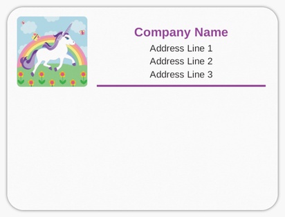 Design Preview for Design Gallery: Nursery Schools Mailing Labels, 10 x 7.5 cm