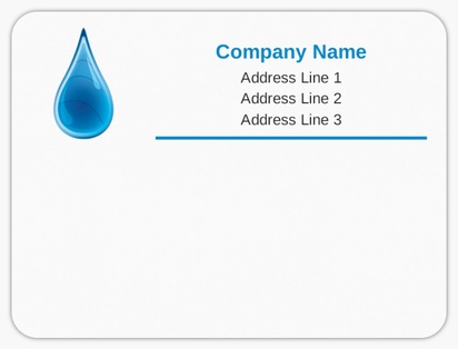 Design Preview for Design Gallery: Plumbing Mailing Labels, 10 x 7.5 cm