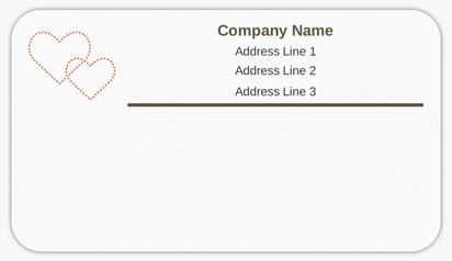Design Preview for Design Gallery: Introduction & Dating Agencies Mailing Labels, 8.7 x 4.9 cm