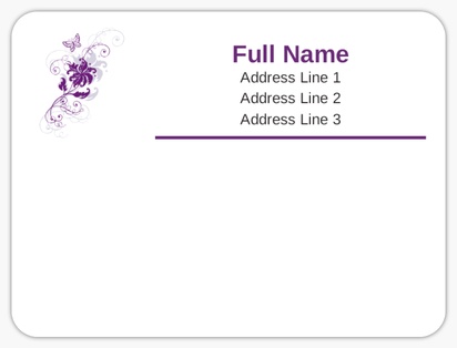 Design Preview for Templates for Mailing Labels , 10.2 x 7.6 cm