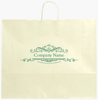 Design Preview for Design Gallery: Antiques Single-Colour Paper Bags, XL (54 x 14 x 45 cm)