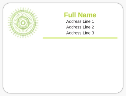 Design Preview for Design Gallery: Seasonal Mailing Labels, 10.2 x 7.6 cm