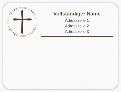Designvorschau für Designgalerie: Versandaufkleber Religiös & Geistig, 10 x 7.5 cm