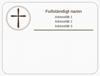 Förhandsgranskning av design för Designgalleri: Religiöst & spirituellt Adresslappar, 10 x 7,5 cm