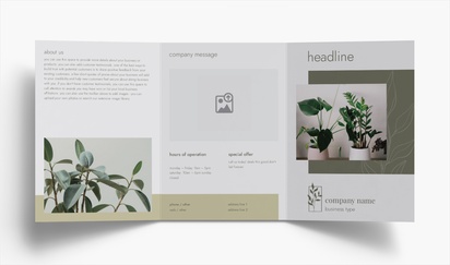 Design Preview for Design Gallery: Florists Folded Leaflets, Tri-fold A5 (148 x 210 mm)