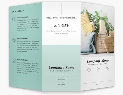 Design Preview for Design Gallery: Minimal Custom Brochures, 8.5" x 11" Tri-fold