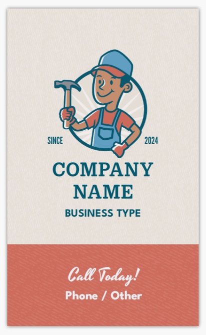 Design Preview for Design Gallery: Retro & Vintage Standard Business Cards, Standard (91 x 55 mm)