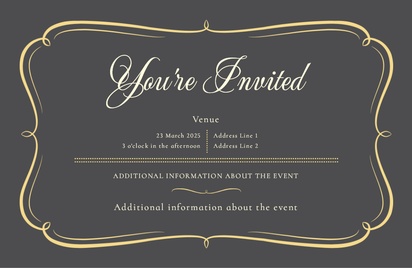 Design Preview for Templates for Charity & Awareness Events Invitations and Announcements , Flat 11.7 x 18.2 cm