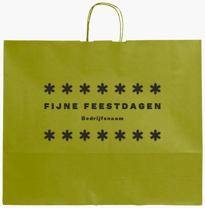 Voorvertoning ontwerp voor Ontwerpgalerij: Leuk en grappig Effen kleur papieren tassen, XL (54 x 14 x 45 cm)