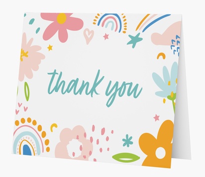 Design Preview for Thank you cards templates, Folded