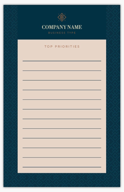 Design Preview for Property & Estate Agents Notepads Templates, 5.5" x 8.5"
