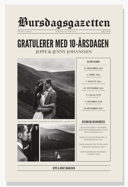Forhåndsvisning av design for Designgalleri: Bryllup Trykk på lerret, 40 x 60 cm Loddrett