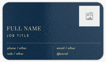 Design Preview for Elegant Rounded Corner Business Cards Templates, Standard (3.5" x 2")