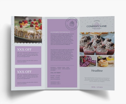 Design Preview for Design Gallery: Ice Cream & Food Trucks Folded Leaflets, Tri-fold DL (99 x 210 mm)