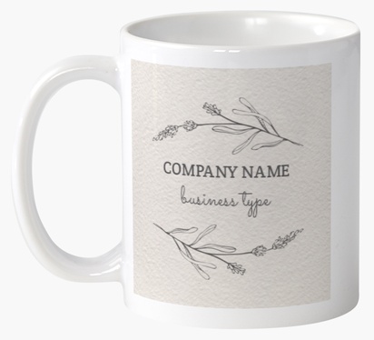 Design Preview for Design Gallery: Rustic Personalised Mugs, 325 ml  2 Sided