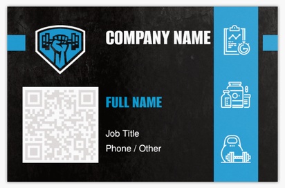 Design Preview for Design Gallery: Personal Training Ultra-Thick Business Cards, Standard (85 x 55 mm)