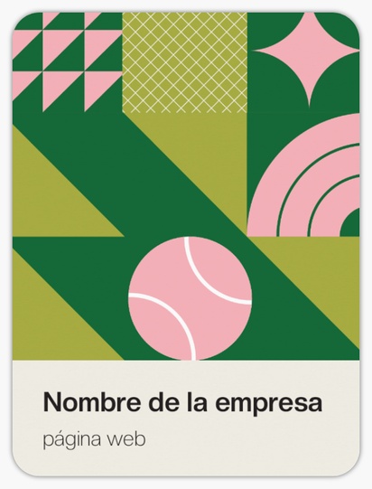 Vista previa del diseño de Galería de diseños de pegatinas en hojas para deportes, 10 x 7,5 cm Rounded Rectangle