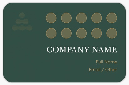 Design Preview for Design Gallery: Beauty & Spa Rounded Corner Business Cards, Rounded Standard (85 x 55 mm)