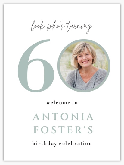 Design Preview for Birthday Posters Templates, 18" x 24"