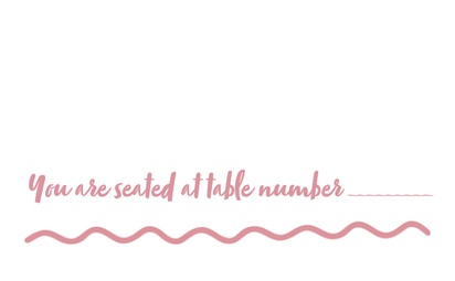 Design Preview for Design Gallery: Fun & Whimsical Place Cards, Standard (91 x 55 mm)