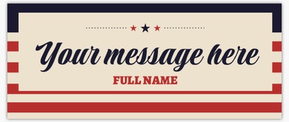 Design Preview for Design Gallery: Patriotic & Military Vinyl Banners, 76 x 183 cm
