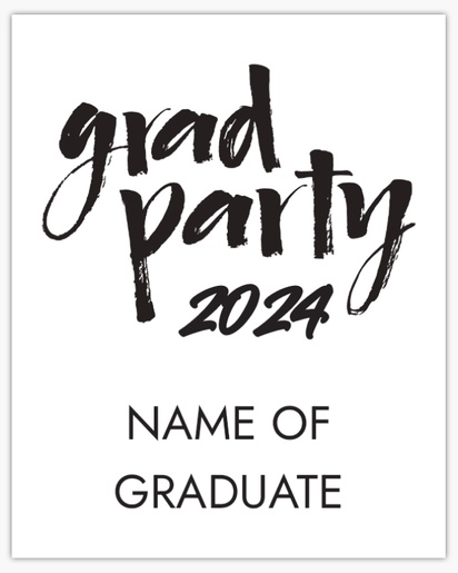 A grad class of white gray design for Events
