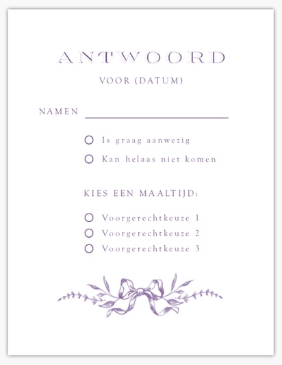 Voorvertoning ontwerp voor Ontwerpgalerij: Antwoordkaarten, 13.9 x 10.7 cm