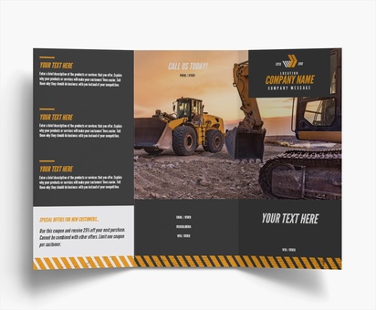 Design Preview for Templates for Construction, Repair & Improvement Brochures , Tri-fold DL
