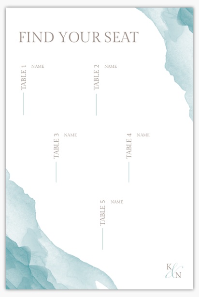A summer turquoise white gray design for Nautical
