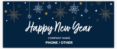 Design Preview for Design Gallery: New Year Vinyl Banners, 76 x 183 cm
