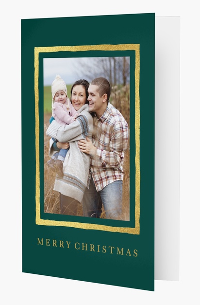 Design Preview for Design Gallery: Elegant Personalized Christmas Cards, Rectangular 18.2 x 11.7 cm