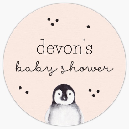 A baby shower winter gray design for Baby