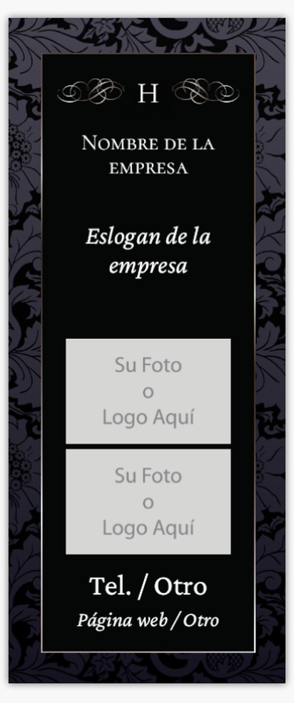 Un inicial lujo diseño negro gris para Empresas con 2 imágenes