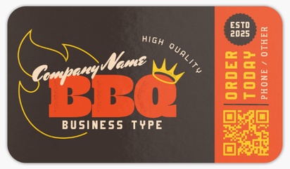 A southern food barbecue brown orange design