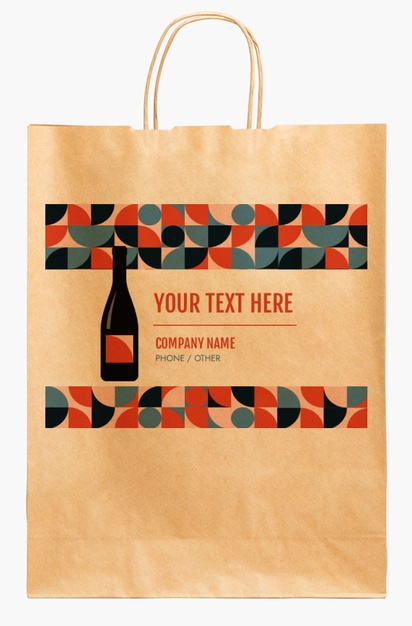 Design Preview for Design Gallery: Grocery Stores Paper Bags, 42 x 32 x 11 cm
