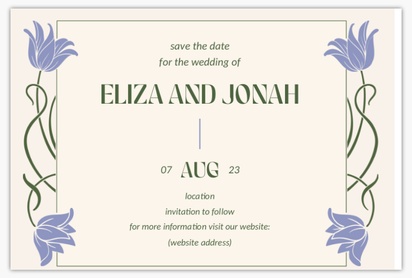 Design Preview for Save the Date Postcards Templates, 4" x 6"