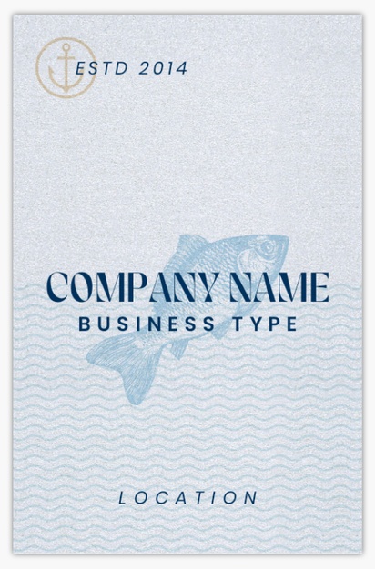 Design Preview for Design Gallery: Fish Markets Pearl Business Cards